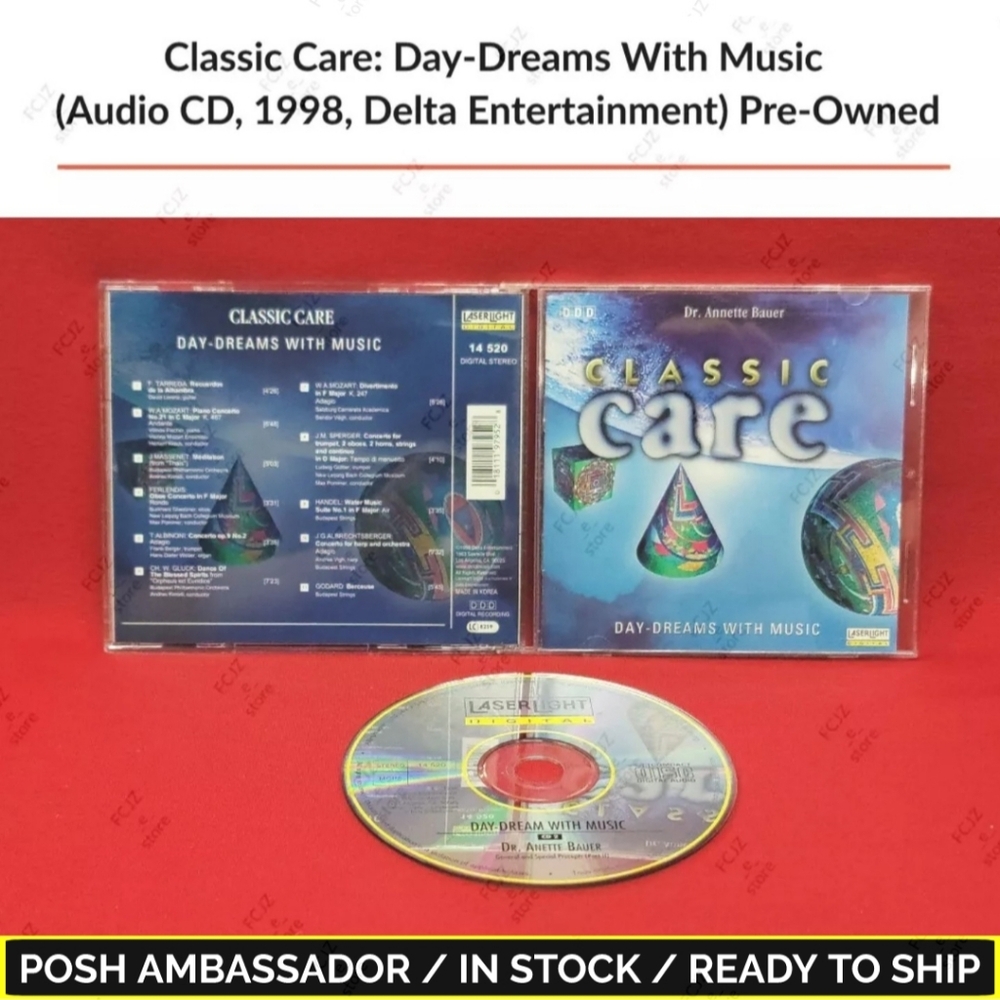 Classic Care: Day-Dreams With Music (Audio CD, 1998, Delta Entertainment) PreOwn